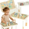 Stolik manipulacyjny LULILO montessori miętowy