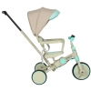 Rowerek trójkołowy TRIKE FIX V4 rower spacerówka rowerek biegowy 6w1 szary niebieski