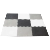 Mata edukacyjna piankowa puzzle szara 180 x 180 cm 9 elementów