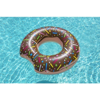 Kółko do pływania koło dmuchane BESTWAY 36188 donut brązowe 107cm