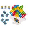 Gra zręcznościowa montessori gra logiczna układanka balansująca klocki tetris