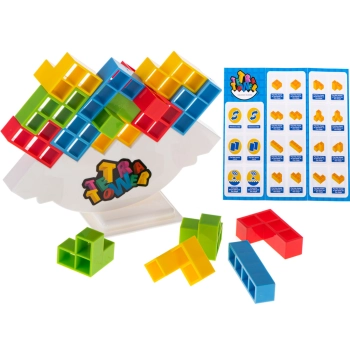 Gra zręcznościowa montessori gra logiczna układanka balansująca klocki tetris