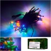 Lampki LED łańcuch świetlny świąteczne choinkowe 10m 100LED multikolor 8 trybów świecenia