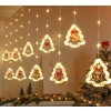 Kurtyna LED na okno girlanda świąteczna choinkowa 3 m 125 LED