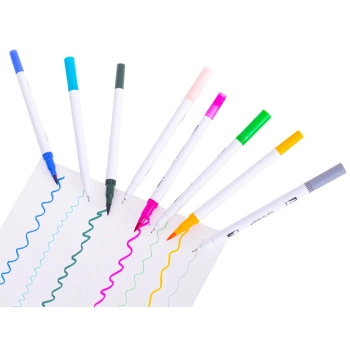 Flamastry mazaki cienkopisy dwustronne zestaw w walizce 100 kolorów