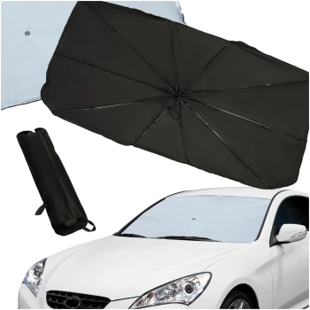 Parasol osłona przeciwsłoneczna na przednią szybę do samochodu auta mata składana UV 78x130cm