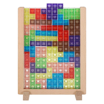 Gra logiczna układanka tetris stojący
