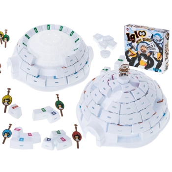 Gra zręcznościowa zbuduj igloo pingwiny