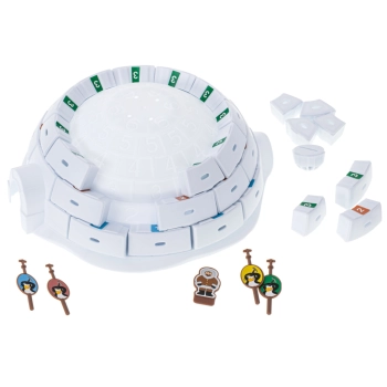 Gra zręcznościowa zbuduj igloo pingwiny