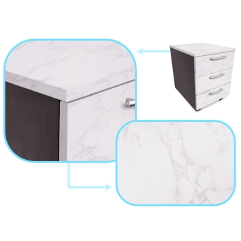 Folia rolka samoprzylepna okleina tapeta biały marmur - magnolia 1,22x50m