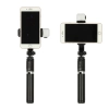 Kijek do selfie z pilotem Bluetooth statyw tripod lampka LED czarny