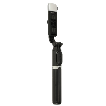 Kijek do selfie z pilotem Bluetooth statyw tripod lampka LED czarny
