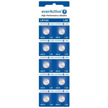 Bateria alkaiczna everActive G13 LR44 LR1154 blister 10szt