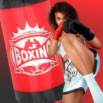 Worek bokserski i rękawice zestaw do boksowania