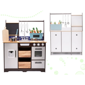 Kuchnia dla dzieci drewniana MDF z akcesoriami LOFT XXL 96cm