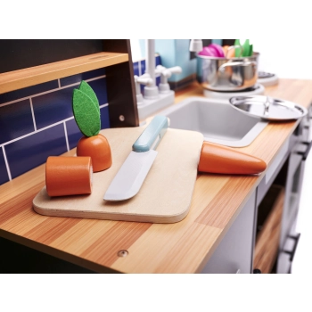 Kuchnia dla dzieci drewniana MDF z akcesoriami LOFT XXL 96cm