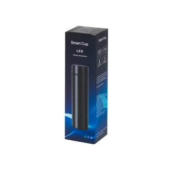 Kubek termiczny termos smart LED 500ml bordowy