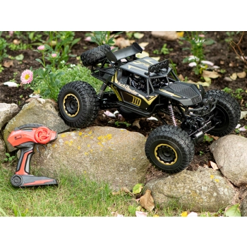 Samochód zdalnie sterowany 2,4GHz 1:8 51cm metal czarny
