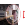 Domek dla lalek drewniany MDF mebelki 122cm XXL LED