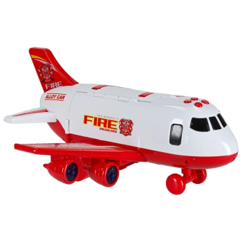 Transporter samolot + 3 auta straż pożarna