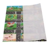 Mata edukacyjna do zabawy miasto ulica + znaki drogowe wodoodporna kolorowa 130x100cm