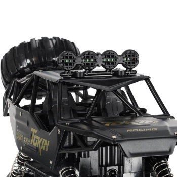 Samochód zdalnie sterowany na pilota RC Rock Crawler 1:12 4WD METAL czarny