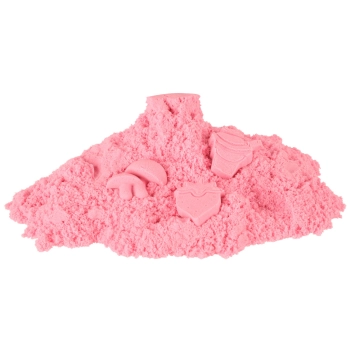 Piasek dla dzieci 1kg w woreczku różowy