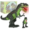 Dinozaur T-REX elektroniczny chodzi ryczy zielony