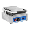 Kontakt grill elektryczny kontaktowy z wyświetlaczem LED żeliwne płyty 1800W