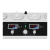 Mieszadło magnetyczne laboratoryjne 99deg;C timer 6 stanowisk + mieszadełka