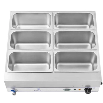Bemar podgrzewacz wodny na podstawie stalowej 6 x GN 1/3 2000W 230V