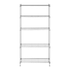 Regał magazynowy druciany ażurowy kolor szary 180x90x35cm do 150kg