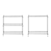 Regał magazynowy druciany ażurowy kolor szary 180x90x35cm do 150kg