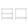 Regał magazynowy druciany ażurowy kolor szary 180x90x35cm do 150kg