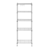 Regał magazynowy druciany ażurowy kolor szary 150x55x35cm do 150kg