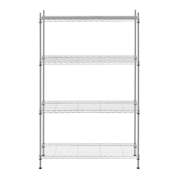 Regał magazynowy druciany ażurowy chromowany 137x90x35cm do 120kg