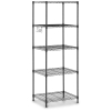 Regał magazynowy druciany ażurowy 5 półek 55 x 44.5 x 150 cm do 150 kg
