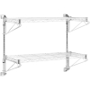 Półka druciana ścienna podwójna do 60 kg 90 x 35 x 60 cm