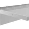 Półka ścienna wisząca kuchenna ze stali do 80 kg 100 x 40 cm