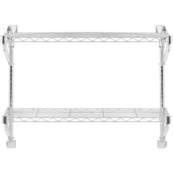 Półka druciana ścienna podwójna do 60 kg 90 x 35 x 60 cm