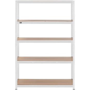 Regał magazynowy metalowy 5 półek 750 kg 120 x 60 x 180 cm szary