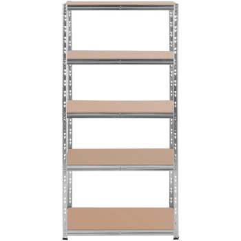 Regał magazynowy metalowy 5 półek 875 kg 90 x 60 x 180 cm szary
