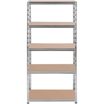 Regał magazynowy metalowy 5 półek 875 kg 90 x 60 x 180 cm szary