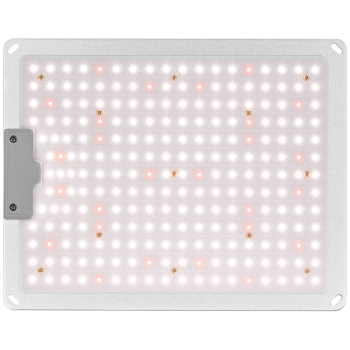 Lampa do uprawy wzrostu roślin pełne spektrum 30 x 24 cm 234 LED 110 W srebrna
