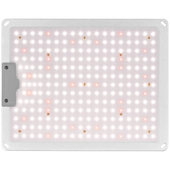 Lampa do uprawy wzrostu roślin pełne spektrum 30 x 24 cm 234 LED 110 W srebrna