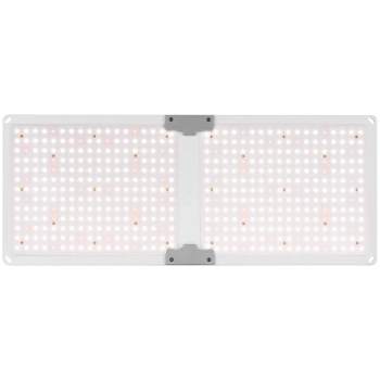 Lampa do uprawy wzrostu roślin pełne spektrum 60 x 24 cm 468 LED 220 W srebrna