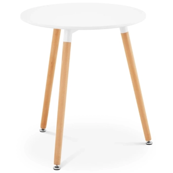 Stolik stół skandynawski do salonu biura nowoczesny okrągły śr. 60 cm wys. 67 cm