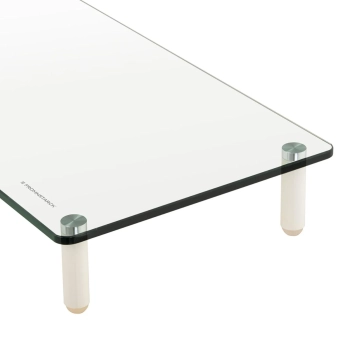 Podstawka półka pod monitor ekran 13-32'' szklana maks. 20 kg 100x26x8.3 cm
