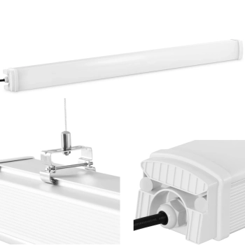 Lampa oprawa LED wodoodporna hermetyczna do magazynu kurnika IP65 4400 lm 120 cm 40 W