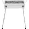 Grill węglowy składany z rusztem 43 x 25 cm